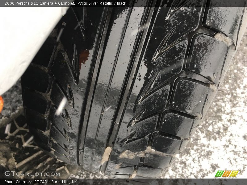Arctic Silver Metallic / Black 2000 Porsche 911 Carrera 4 Cabriolet