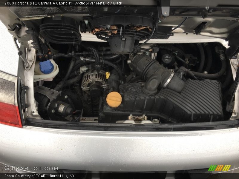 Arctic Silver Metallic / Black 2000 Porsche 911 Carrera 4 Cabriolet