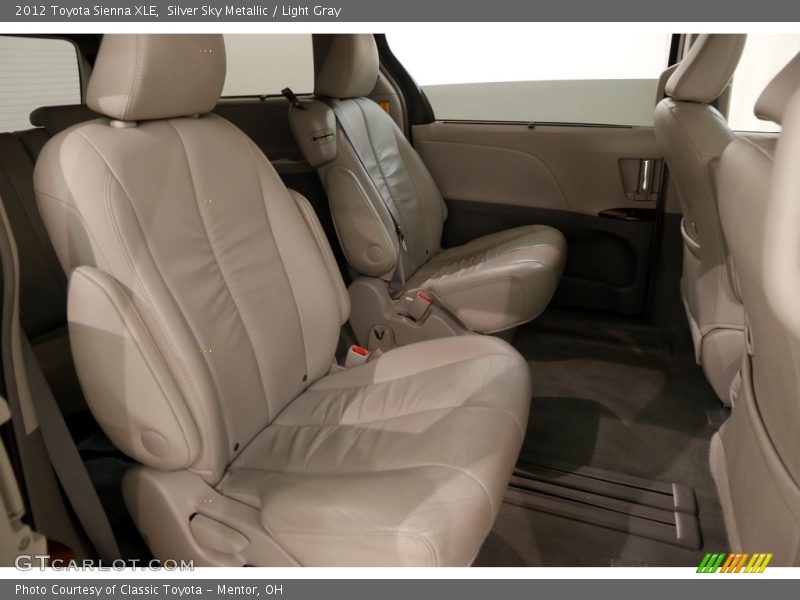 Silver Sky Metallic / Light Gray 2012 Toyota Sienna XLE