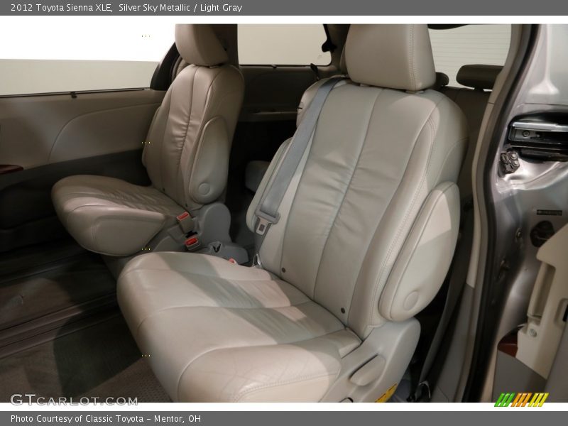 Silver Sky Metallic / Light Gray 2012 Toyota Sienna XLE
