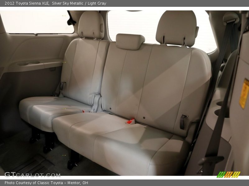 Silver Sky Metallic / Light Gray 2012 Toyota Sienna XLE