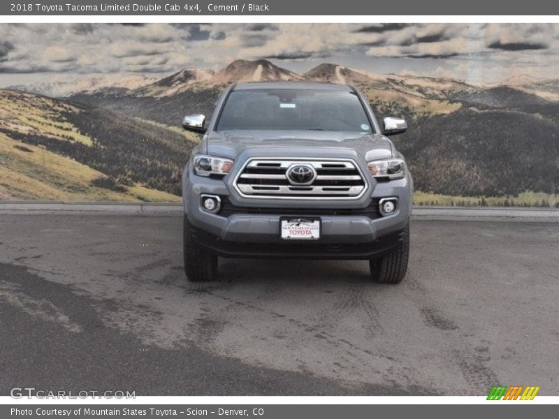 Cement / Black 2018 Toyota Tacoma Limited Double Cab 4x4