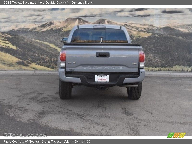 Cement / Black 2018 Toyota Tacoma Limited Double Cab 4x4