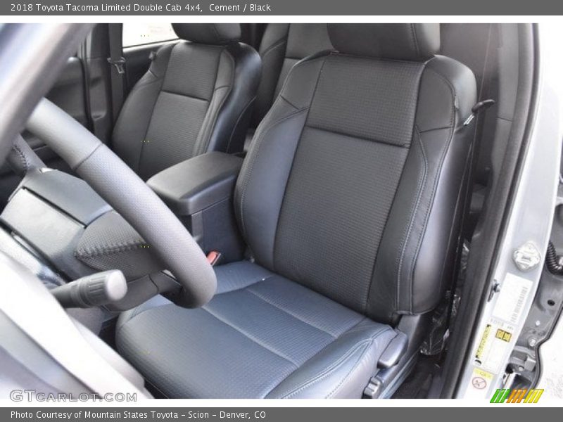 Cement / Black 2018 Toyota Tacoma Limited Double Cab 4x4