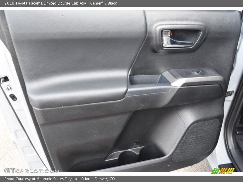 Cement / Black 2018 Toyota Tacoma Limited Double Cab 4x4