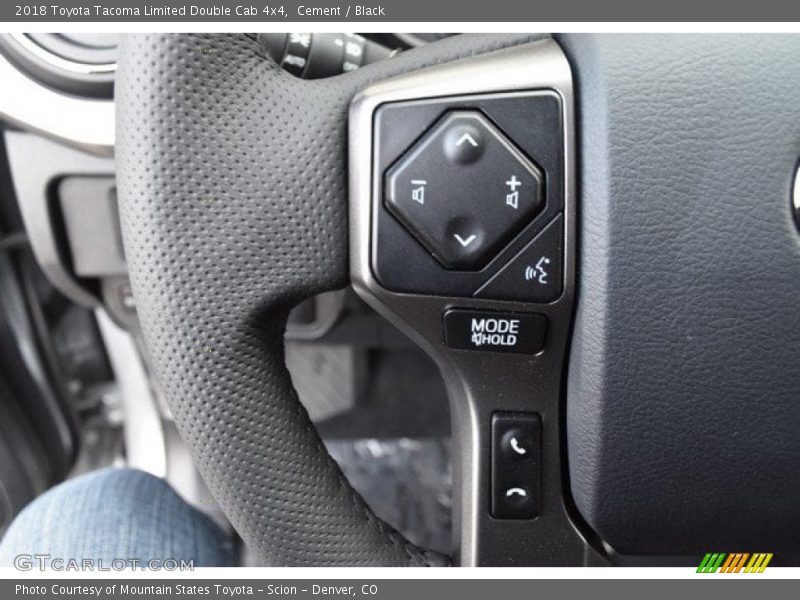 Cement / Black 2018 Toyota Tacoma Limited Double Cab 4x4