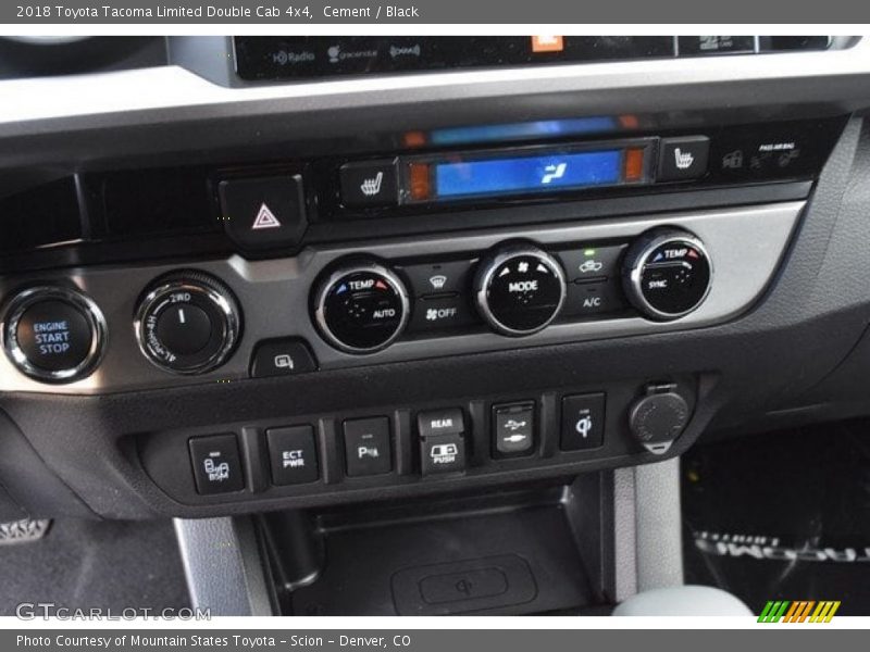 Cement / Black 2018 Toyota Tacoma Limited Double Cab 4x4