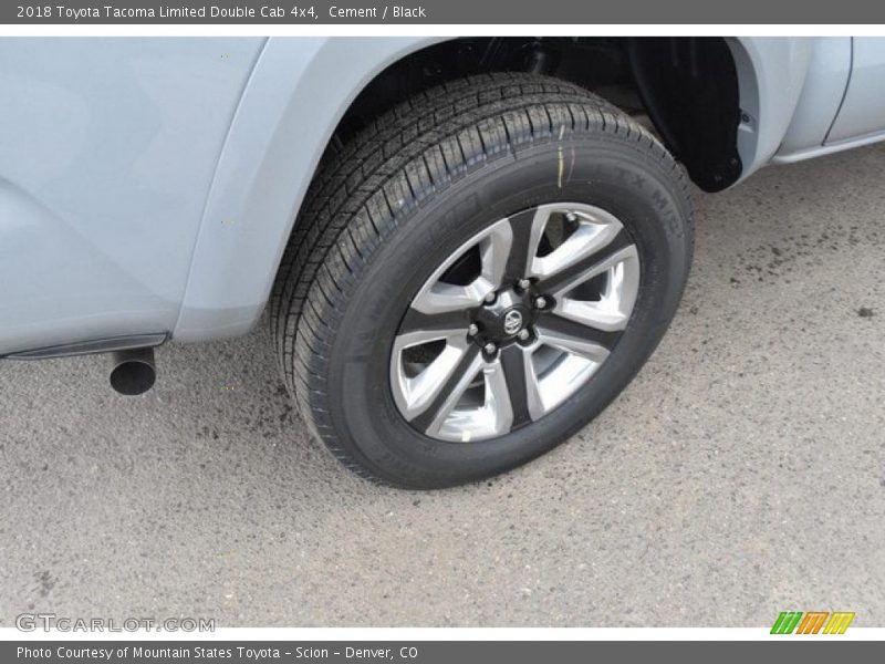 Cement / Black 2018 Toyota Tacoma Limited Double Cab 4x4