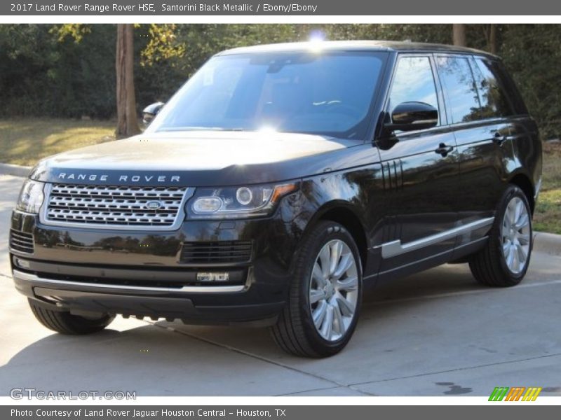Santorini Black Metallic / Ebony/Ebony 2017 Land Rover Range Rover HSE