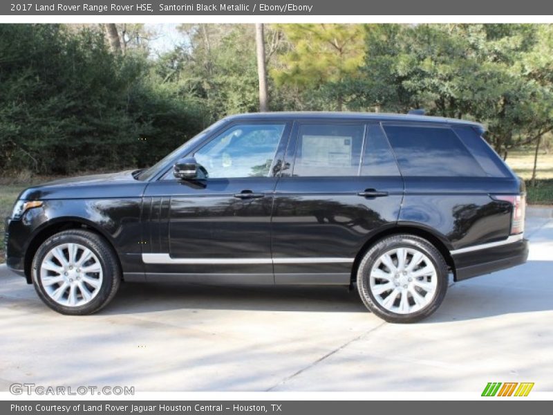 Santorini Black Metallic / Ebony/Ebony 2017 Land Rover Range Rover HSE
