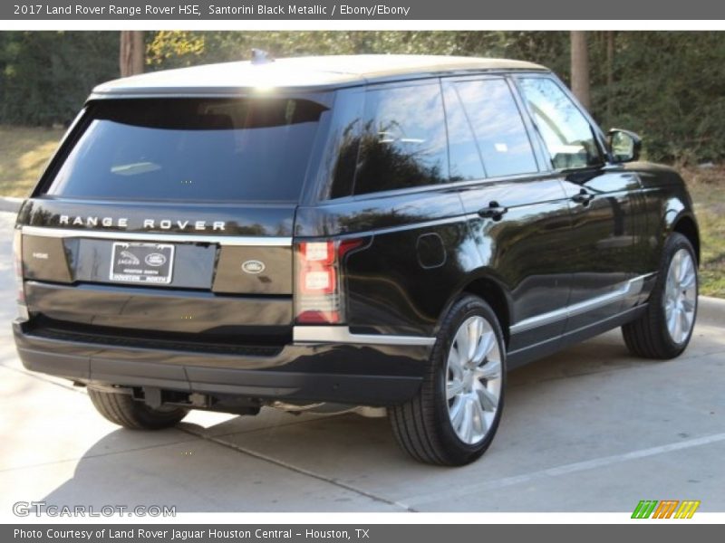 Santorini Black Metallic / Ebony/Ebony 2017 Land Rover Range Rover HSE