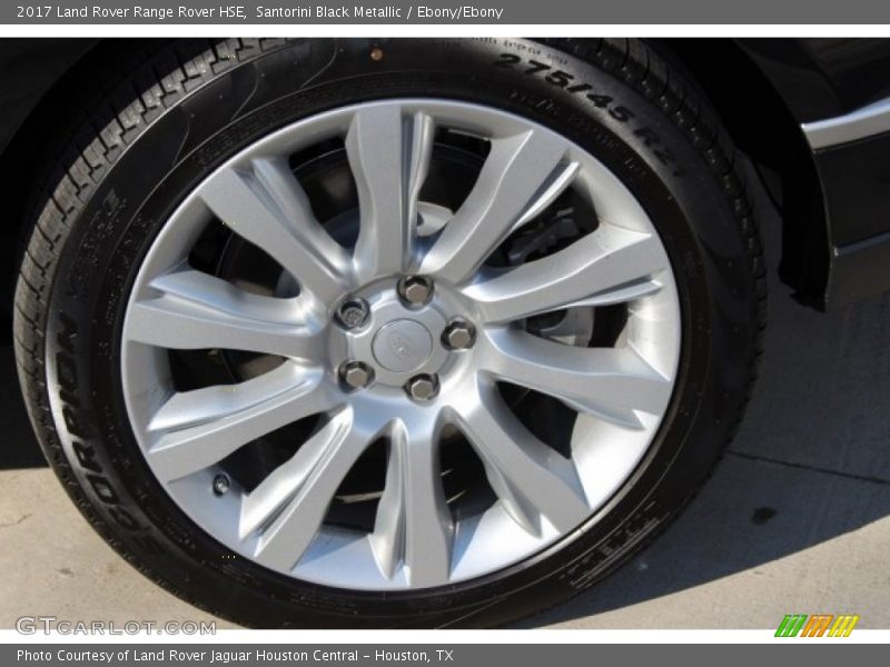 Santorini Black Metallic / Ebony/Ebony 2017 Land Rover Range Rover HSE