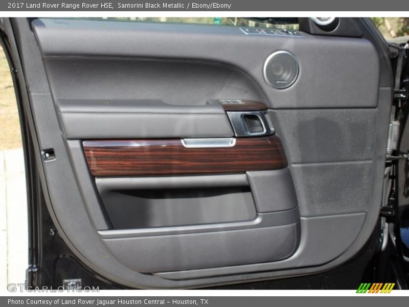 Santorini Black Metallic / Ebony/Ebony 2017 Land Rover Range Rover HSE