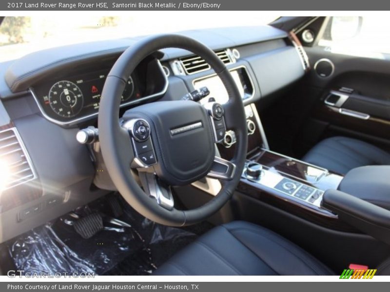 Santorini Black Metallic / Ebony/Ebony 2017 Land Rover Range Rover HSE