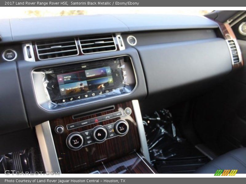 Santorini Black Metallic / Ebony/Ebony 2017 Land Rover Range Rover HSE