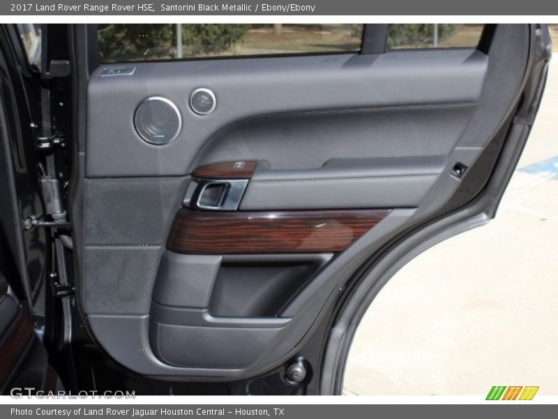 Santorini Black Metallic / Ebony/Ebony 2017 Land Rover Range Rover HSE