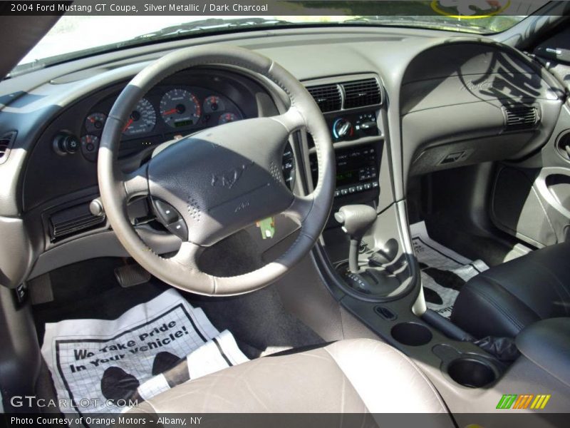 Silver Metallic / Dark Charcoal 2004 Ford Mustang GT Coupe