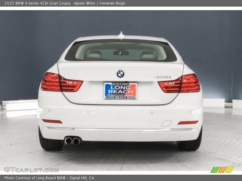 Alpine White / Venetian Beige 2015 BMW 4 Series 428i Gran Coupe