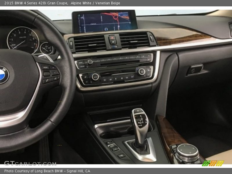 Alpine White / Venetian Beige 2015 BMW 4 Series 428i Gran Coupe