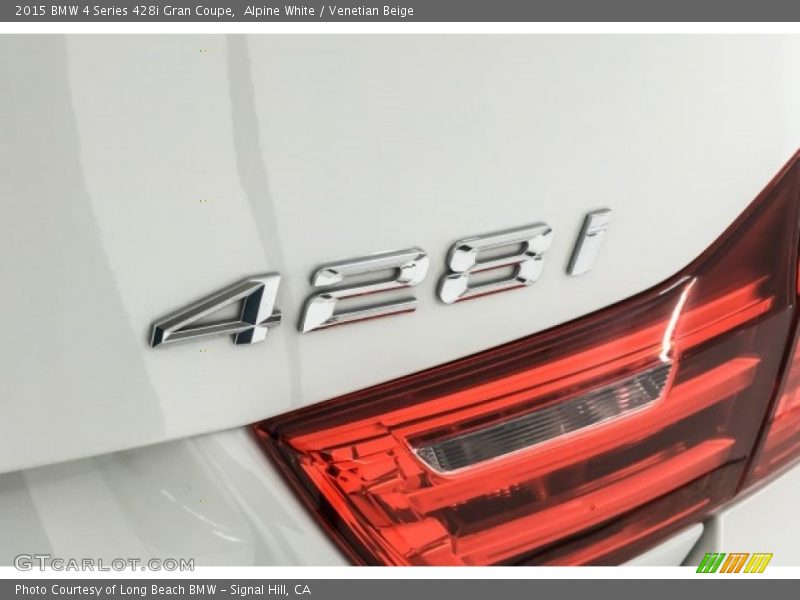 Alpine White / Venetian Beige 2015 BMW 4 Series 428i Gran Coupe