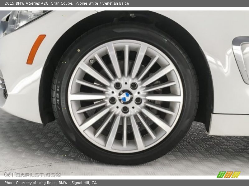Alpine White / Venetian Beige 2015 BMW 4 Series 428i Gran Coupe
