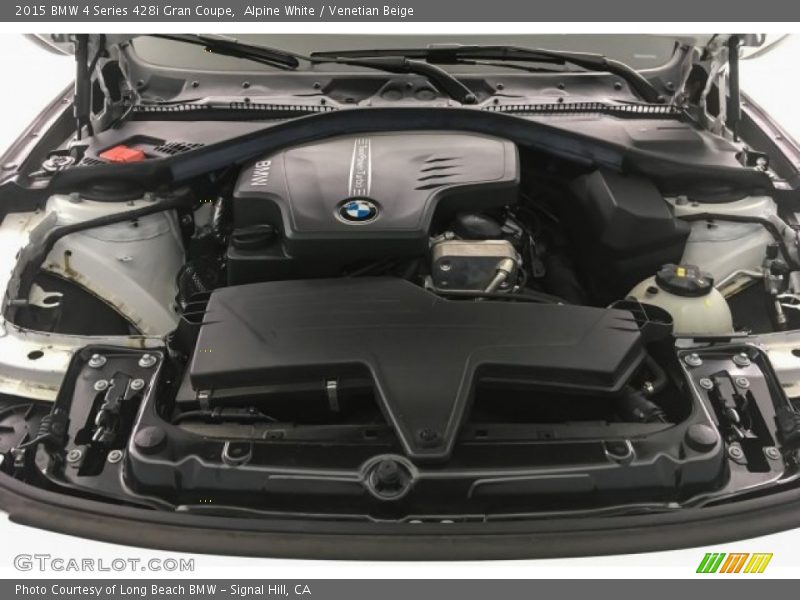 Alpine White / Venetian Beige 2015 BMW 4 Series 428i Gran Coupe