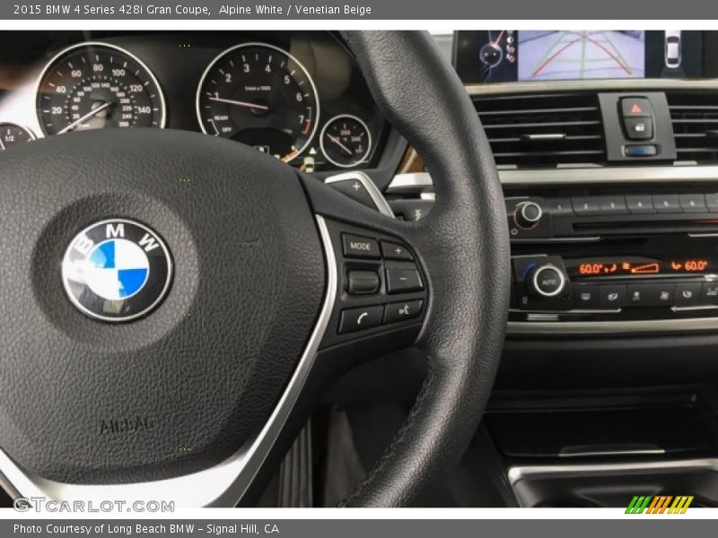 Alpine White / Venetian Beige 2015 BMW 4 Series 428i Gran Coupe