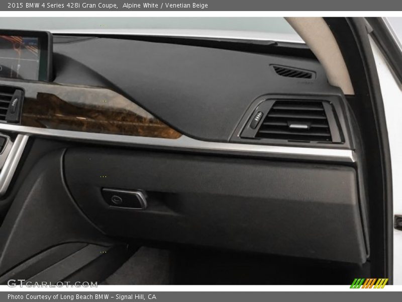 Alpine White / Venetian Beige 2015 BMW 4 Series 428i Gran Coupe