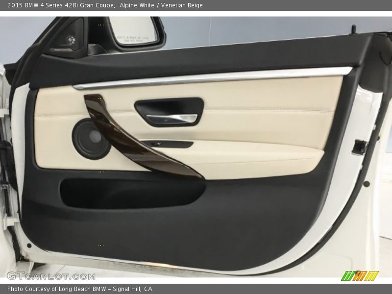 Alpine White / Venetian Beige 2015 BMW 4 Series 428i Gran Coupe
