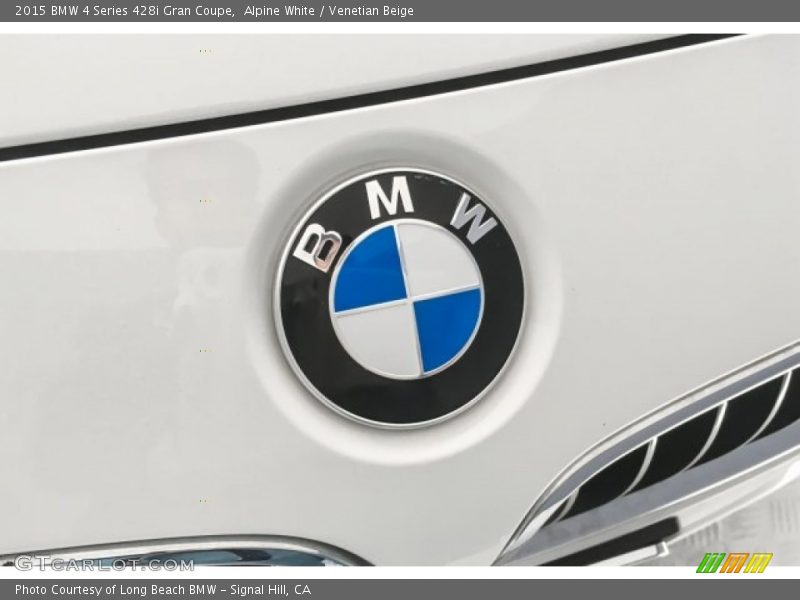 Alpine White / Venetian Beige 2015 BMW 4 Series 428i Gran Coupe