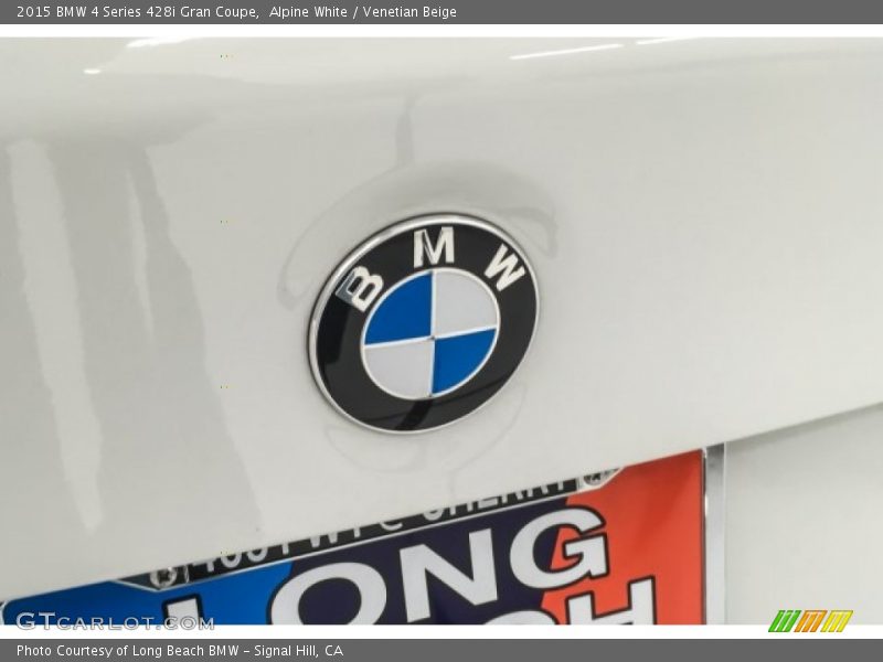 Alpine White / Venetian Beige 2015 BMW 4 Series 428i Gran Coupe