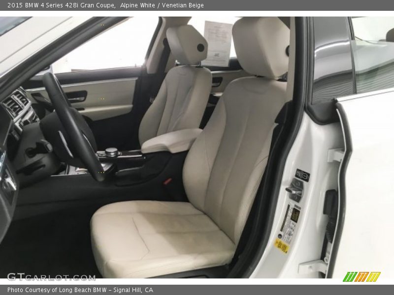 Alpine White / Venetian Beige 2015 BMW 4 Series 428i Gran Coupe