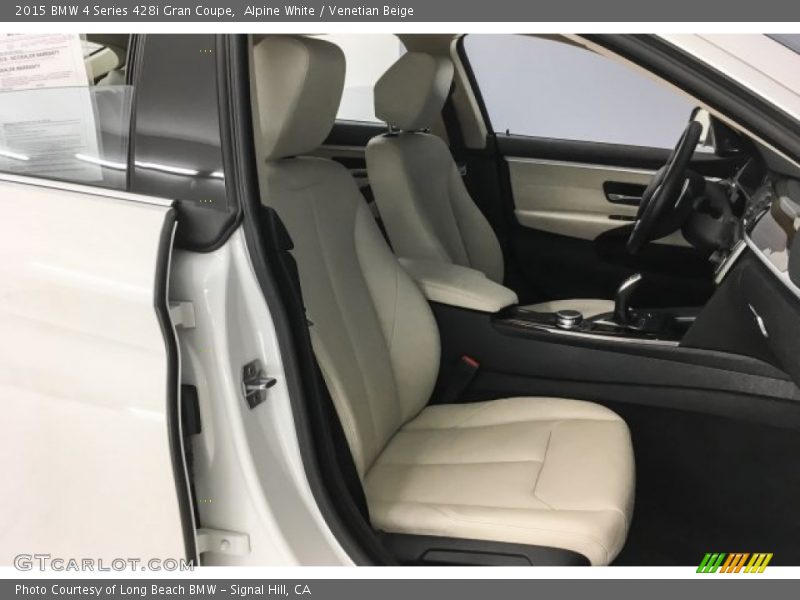 Alpine White / Venetian Beige 2015 BMW 4 Series 428i Gran Coupe