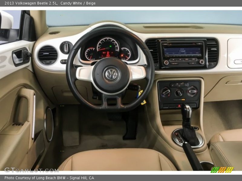 Candy White / Beige 2013 Volkswagen Beetle 2.5L