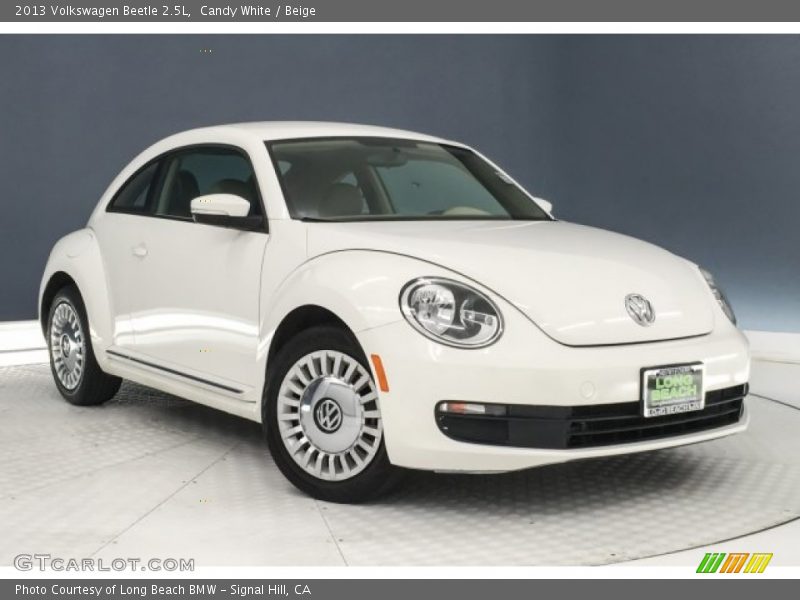 Candy White / Beige 2013 Volkswagen Beetle 2.5L