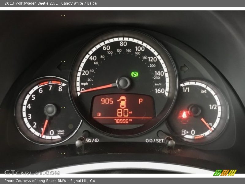 Candy White / Beige 2013 Volkswagen Beetle 2.5L