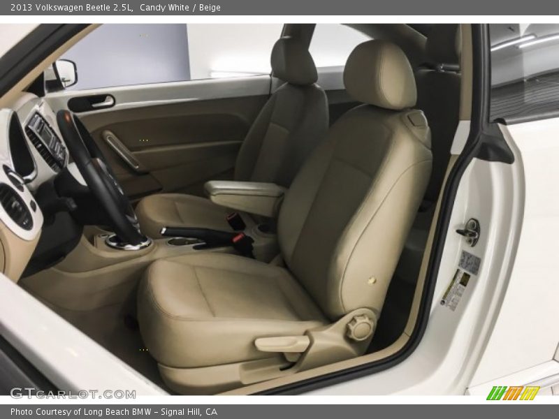 Candy White / Beige 2013 Volkswagen Beetle 2.5L