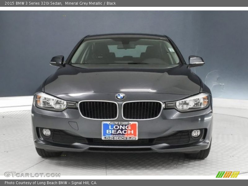 Mineral Grey Metallic / Black 2015 BMW 3 Series 320i Sedan