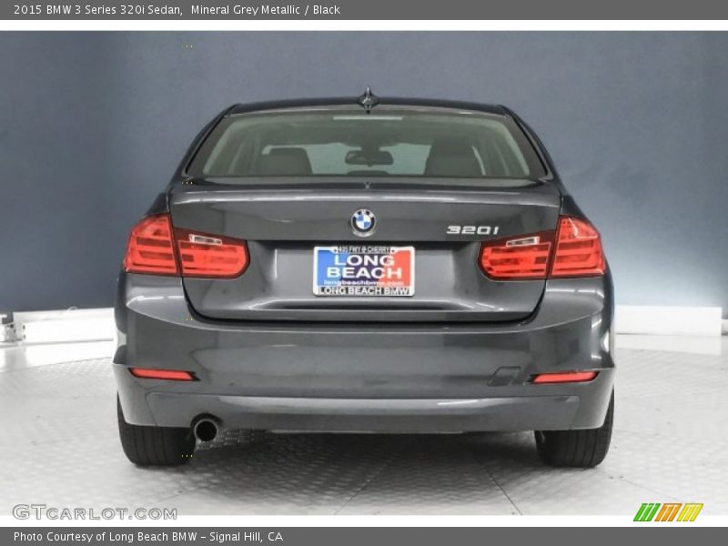 Mineral Grey Metallic / Black 2015 BMW 3 Series 320i Sedan