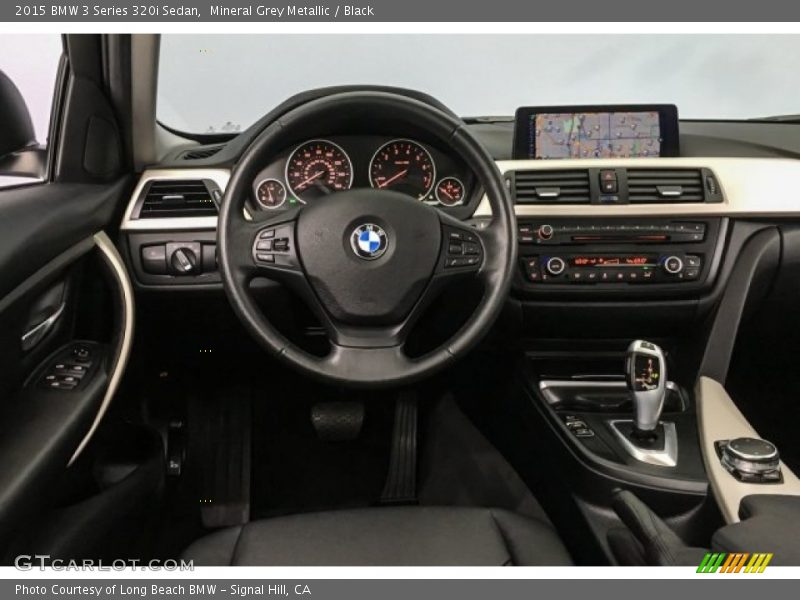 Mineral Grey Metallic / Black 2015 BMW 3 Series 320i Sedan