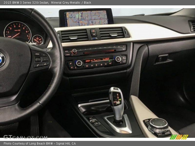 Mineral Grey Metallic / Black 2015 BMW 3 Series 320i Sedan