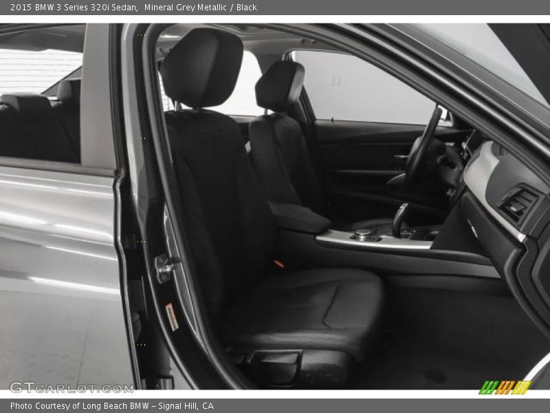 Mineral Grey Metallic / Black 2015 BMW 3 Series 320i Sedan