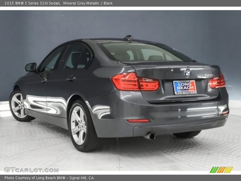 Mineral Grey Metallic / Black 2015 BMW 3 Series 320i Sedan