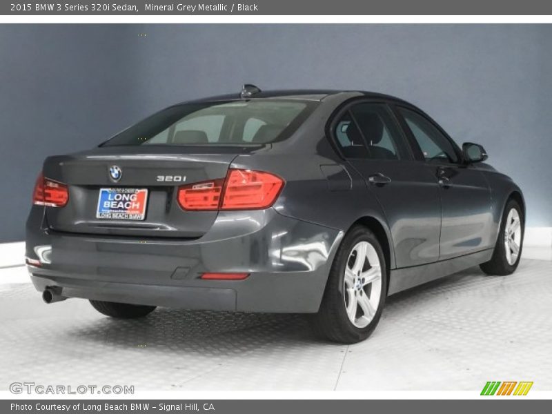 Mineral Grey Metallic / Black 2015 BMW 3 Series 320i Sedan