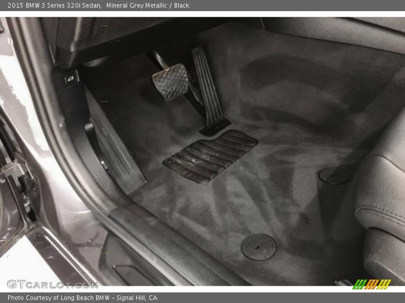 Mineral Grey Metallic / Black 2015 BMW 3 Series 320i Sedan