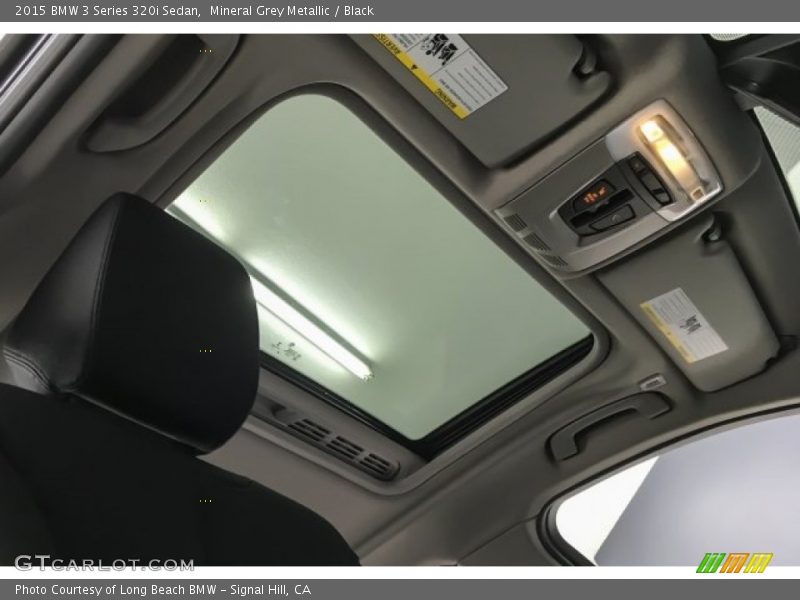 Mineral Grey Metallic / Black 2015 BMW 3 Series 320i Sedan