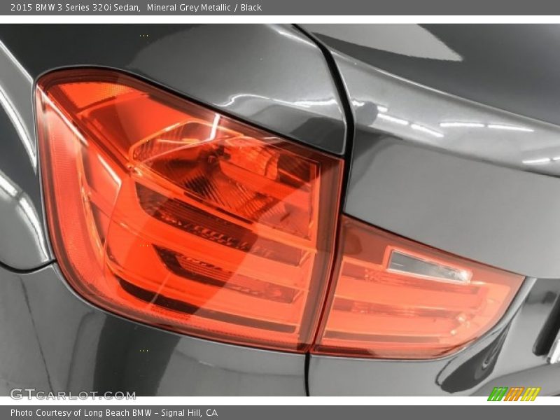 Mineral Grey Metallic / Black 2015 BMW 3 Series 320i Sedan