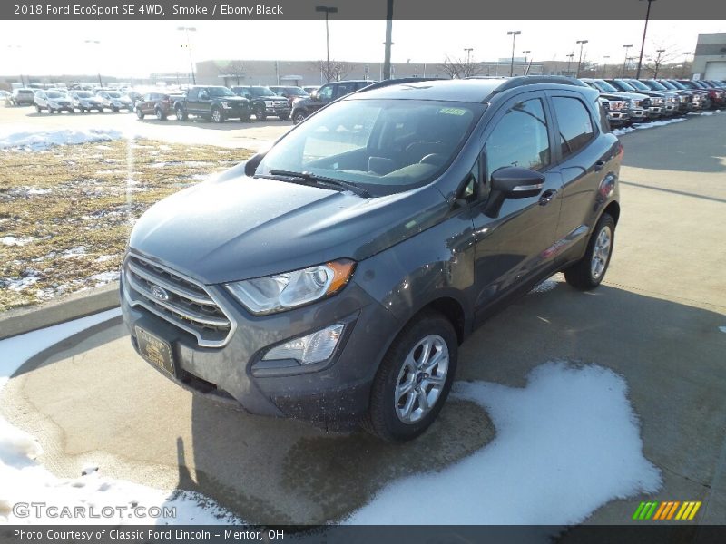 Smoke / Ebony Black 2018 Ford EcoSport SE 4WD