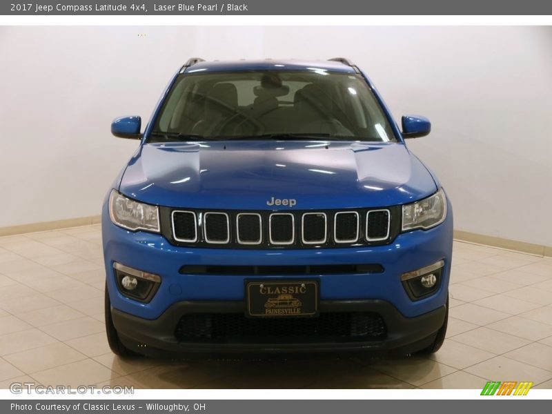 Laser Blue Pearl / Black 2017 Jeep Compass Latitude 4x4