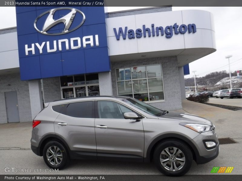 Mineral Gray / Gray 2013 Hyundai Santa Fe Sport AWD